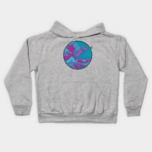 Great Wave Jumpship Kids Hoodie